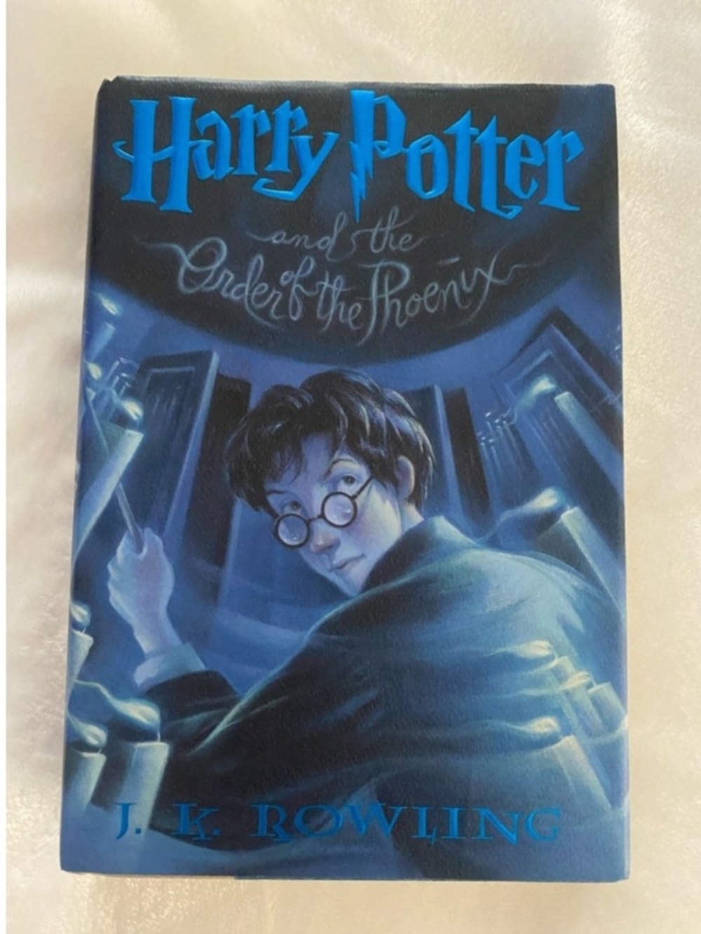 First Impressions Blue Harry Potter Style Illustration
